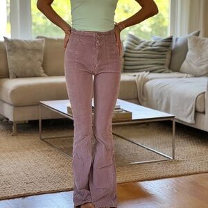 We The Free by Free People Jayde High Rise corduroy flares. Size 24.
